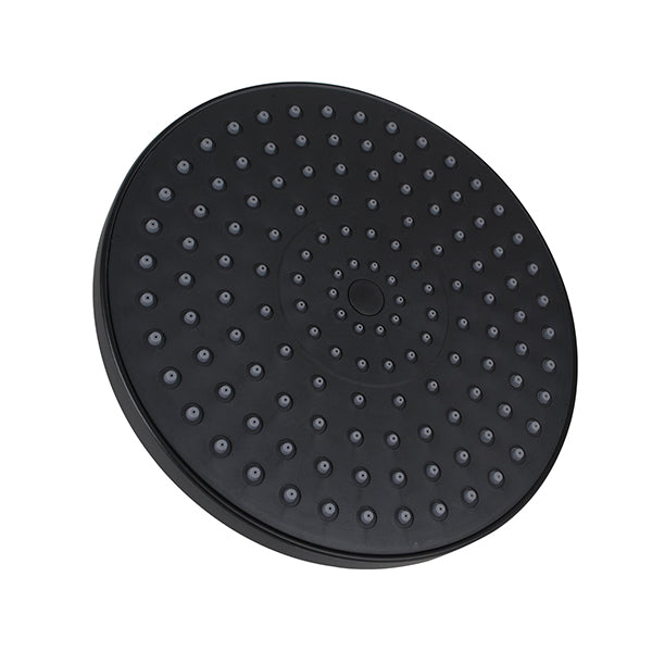 Shower Head Set Round Gooseneck Arm 5 Modes Handheld Set With Wall Tap