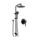 Shower Set 8 Inch Shower Head Round 5 Mode Handheld With Shower Mixer