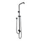 Gooseneck Shower Arm Rail Top Bottom Water Inlet Brass Diverter Round