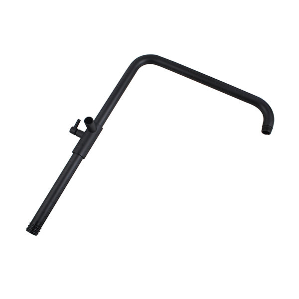 Gooseneck Shower Arm Rail Top Bottom Water Inlet Brass Diverter Round