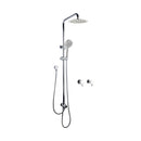 Shower Set 8 Inch Shower Head 5 Mode Handheld Head With Round Wall Tap