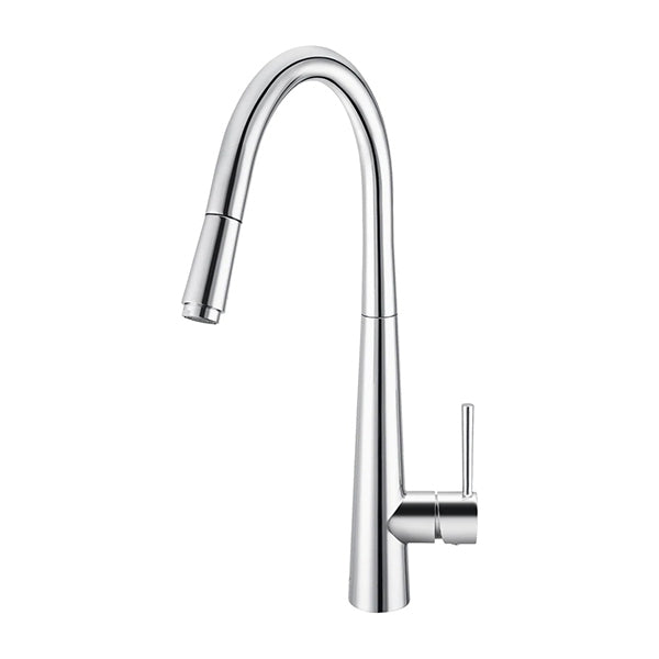 Chrome Kitchen Sink Mixer Tap Round Pull Out Tap Laundry Sink Faucets
