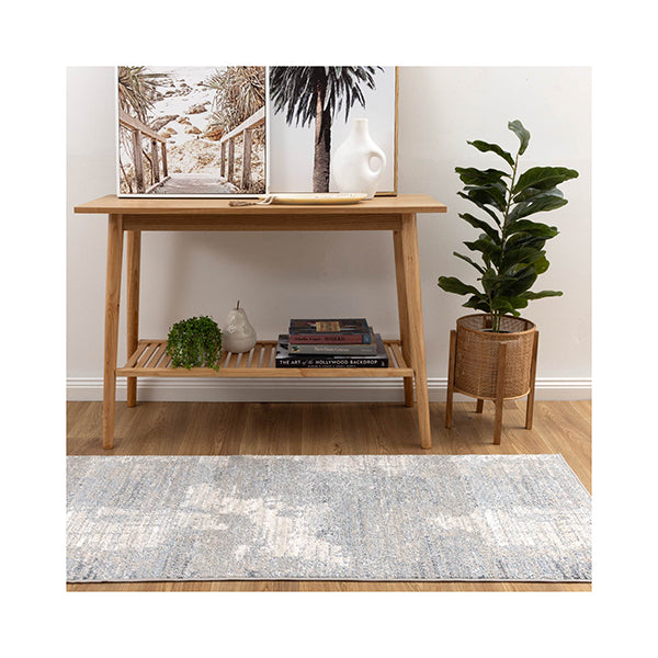Santiago Abstract Blue Rug