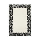 Lesley Nomades Zanzibar Black And White Wool Rug