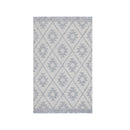 Demitri Geometric Grey Wool Rug