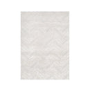Tanya Chevron Beige Shag Rug