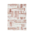Wilma Geometric Lines Rust Rug