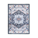Angelica Navy Multi Medallion Non Slip Rug