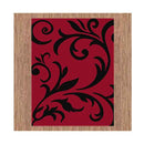 Ruben Red Leaf Rug 120X170Cm