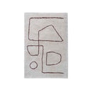 Naomi Outline White Rug 160X230Cm