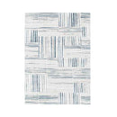 Wilma Geometric Lines Blue Rug