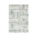 Wilma Geometric Lines Green Rug