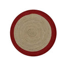 Doreen Border Firebox Red Round Rug 190Cm