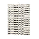 Mildred Monochrome Squares Black And Cream Rug
