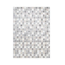 Doreen Grey Beige Checkered Rectangle Rug