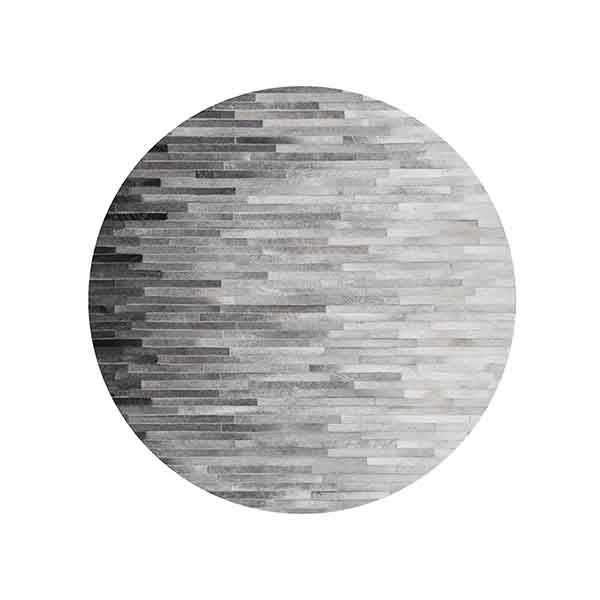 Behati Grey Round Rug 200Cm