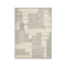 Caspian Prism Grey Cream Wool Rug