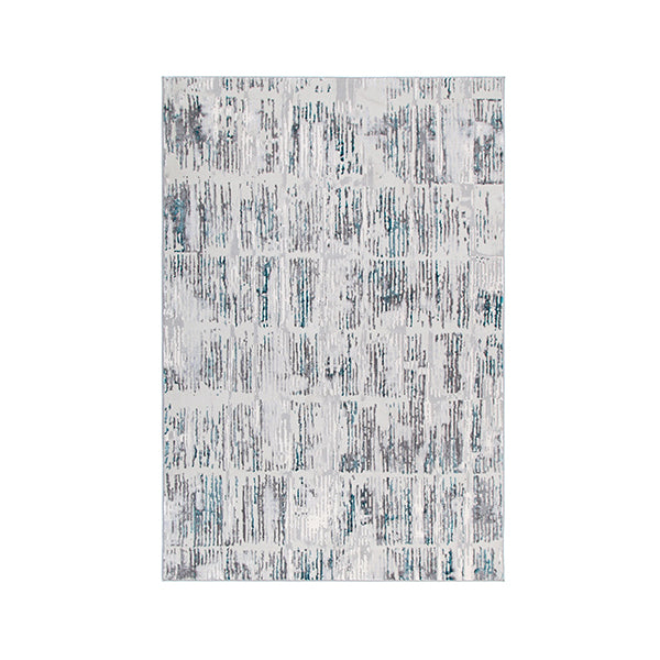 Veronica Abstract Grey Blue Rug