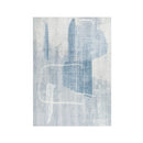 Claudette Abstract Blue Rectangle Rug