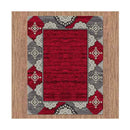 Ruben Red Pattern Rug