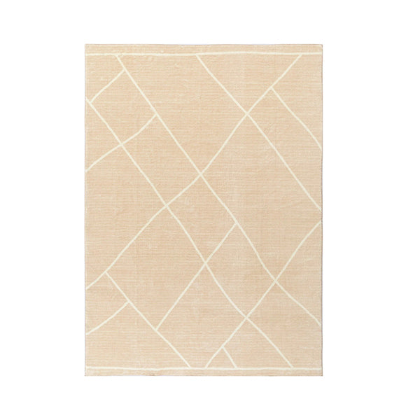 Claudette Diamonds Beige Rectangle Rug