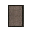 Chino Silver Black Rug 67 X 120