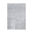 Tanya Modern Silver Shag Rug
