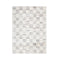Jasmin Distressed Checkers Grey Beige Rug