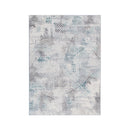 Veronica Geometric Grey Blue Rug