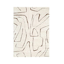 Mildred Modern Lines Cream And Brown Rug