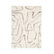 Mildred Modern Lines Cream And Brown Rug