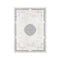 Amalia Oriental Border Medallion Cream Grey Rug