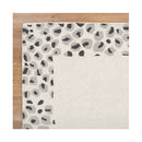 Lesley Nomades Leopard Cream Grey Wool Rug