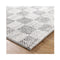 Doreen Grey Checkered Rectangle Rug