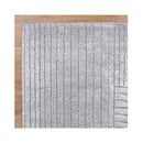 Tanya Dior Silver Shag Rug
