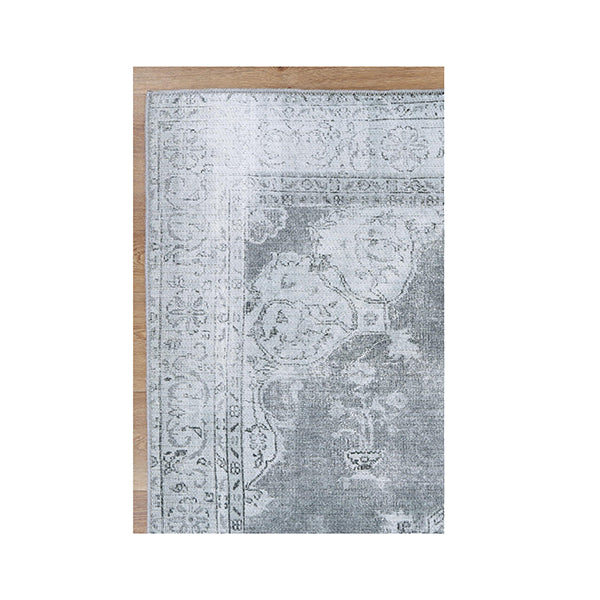 Belinda Isin Dark Grey Washable Rug