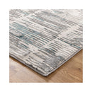 Veronica Abstract Grey Blue Rug