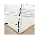 Claudette Geo Cream Blue Rectangle Rug