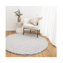 Patricia Washable Silver Round Rug