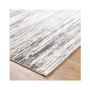 Jasmin Distressed Lines Grey Rug