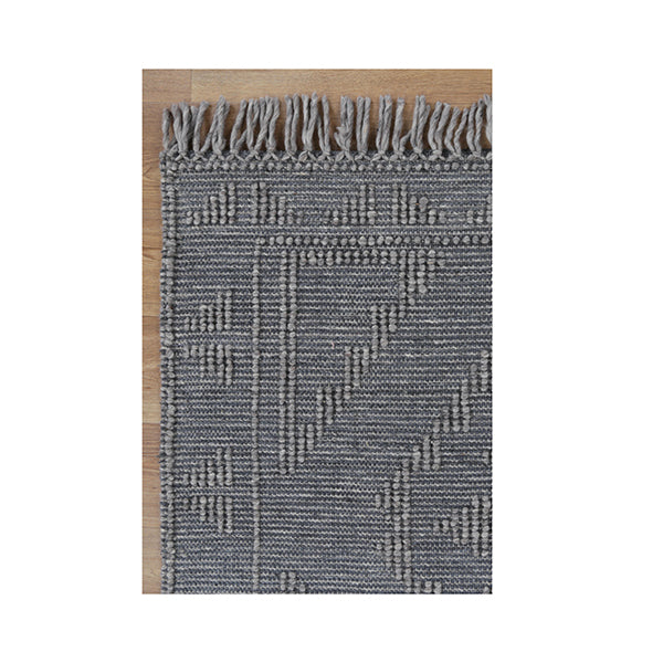 Demitri Ornamental Grey Multi Wool Rug
