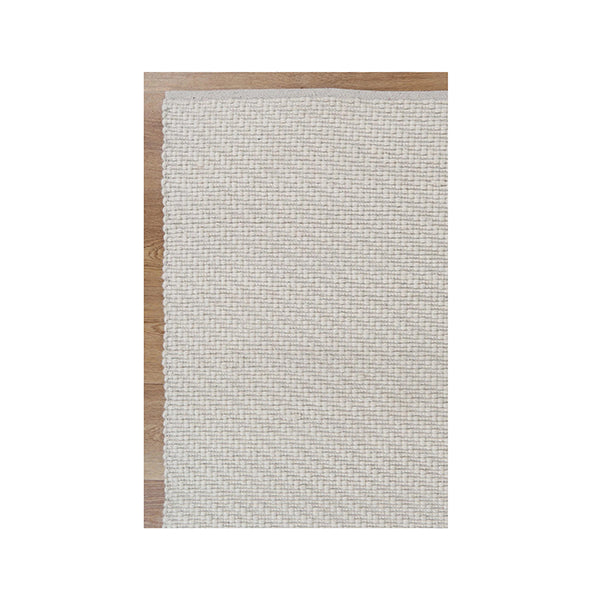 Brandon Ivory Wool Blend Textured Rug