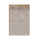 Demitri Geometric Brown Wool Rug
