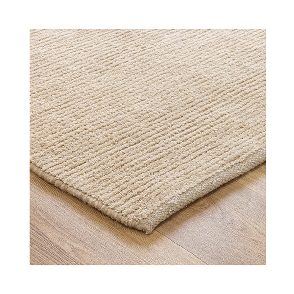 Ethel Breeze Wool Beige Rectangle Rug