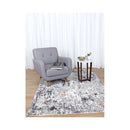 Alma Distressed Watercolour Grey Multi Rug
