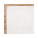 Tanya Chevron Cream Shag Rug
