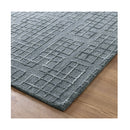 Abby Steel Blue Knitted Wool Rug