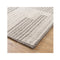 Caspian Prism Grey Cream Wool Rug
