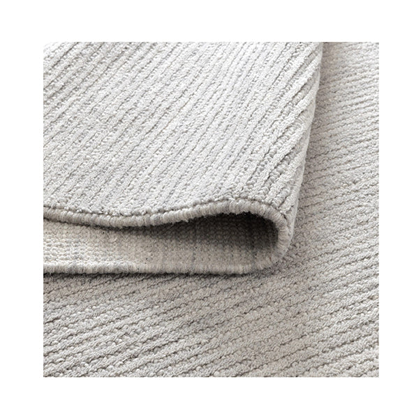 Ethel Breeze Wool Grey Rectangle Rug