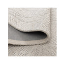 Sofia Silver Modern Wool Rug